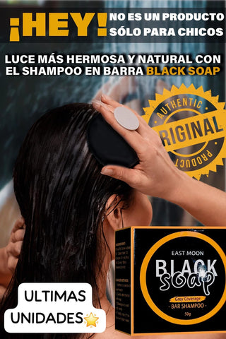 Image of Shampoo black Orgánico en Barra/ ENVIO GRATIS